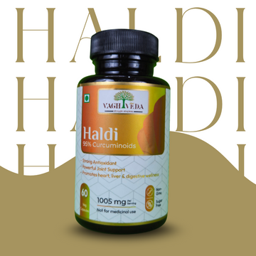 Haldi by Vaghveda – 95% Curcuminoids with Piperine