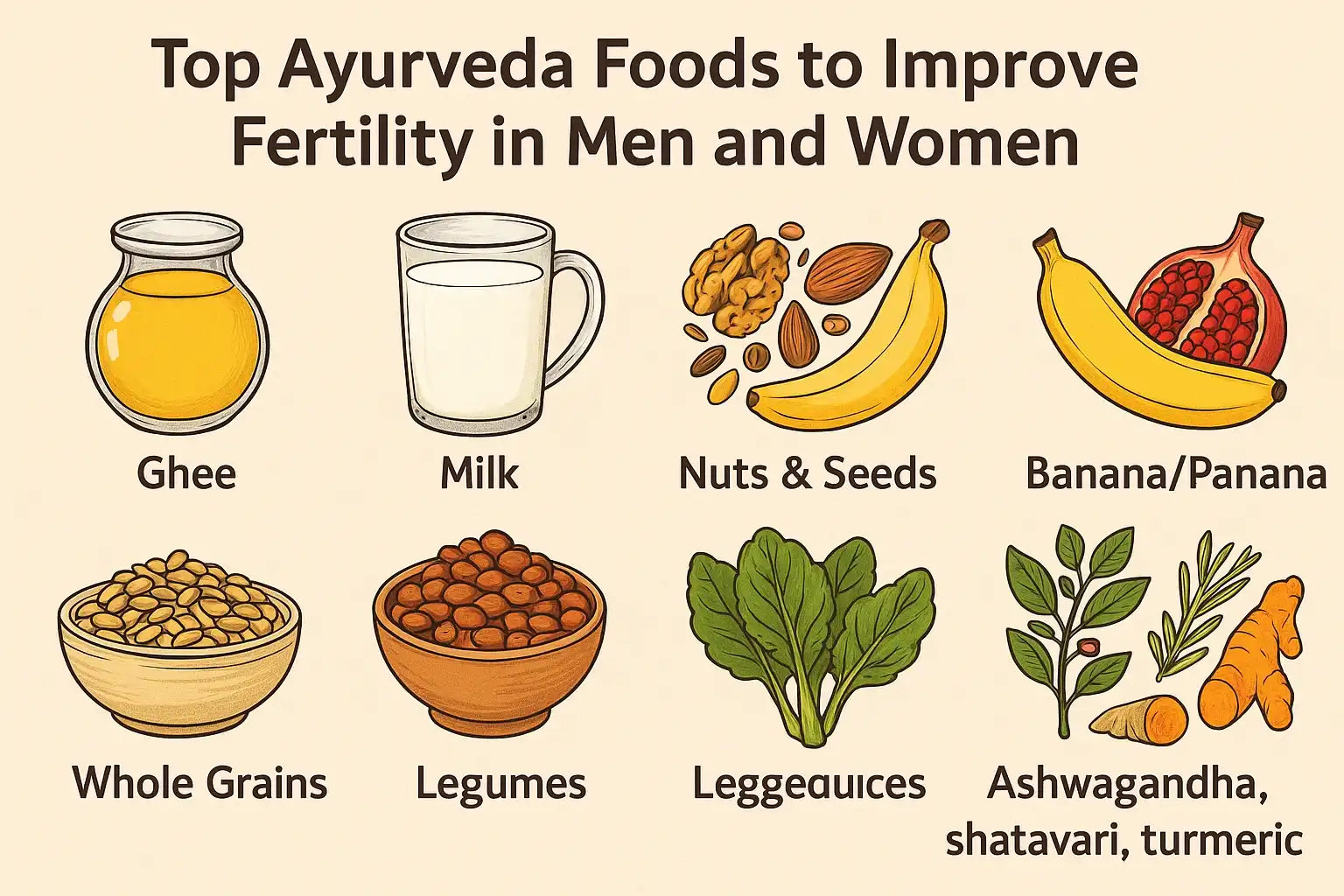 Ayurveda Foods for Fertility