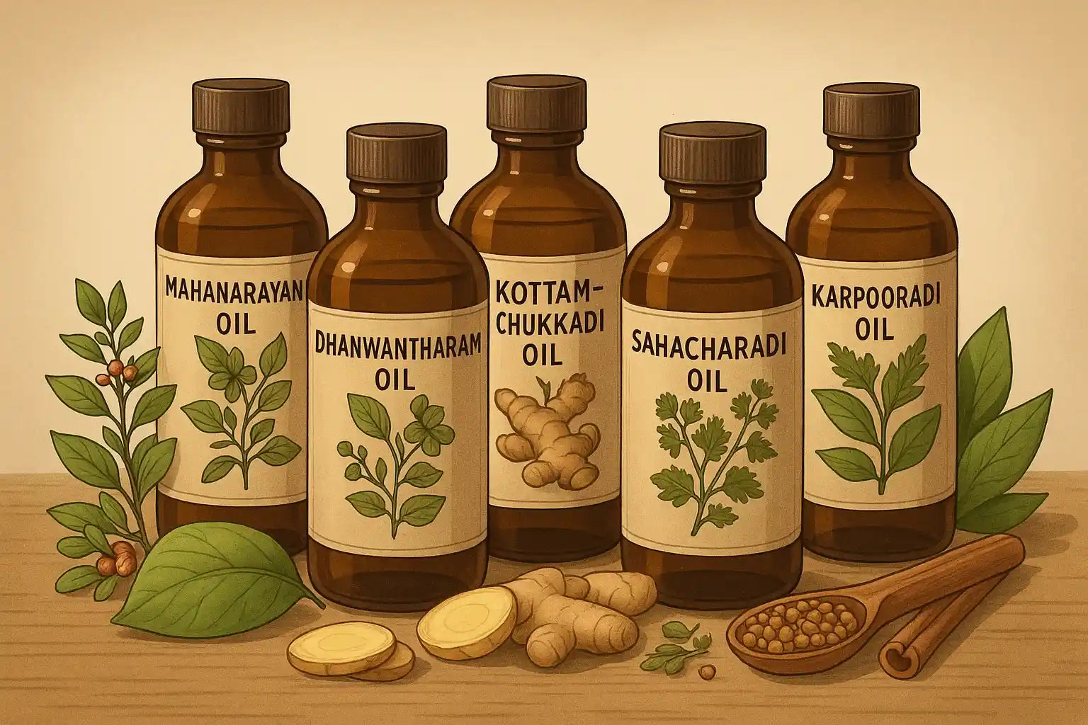 Top 5 Oils from Ayurveda for Soothing Pain