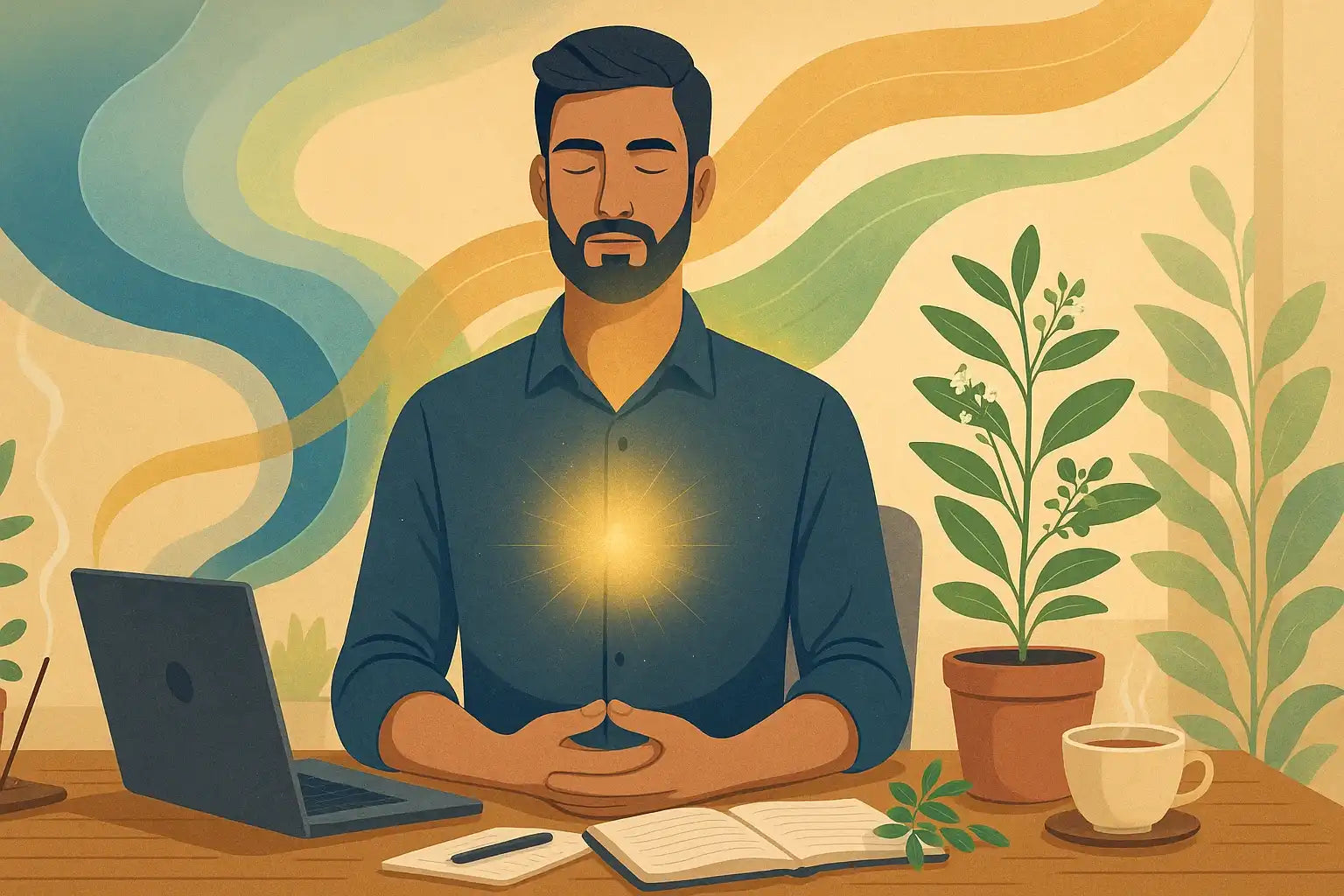 Ayurvedic Solutions for Men Facing Stress at Work