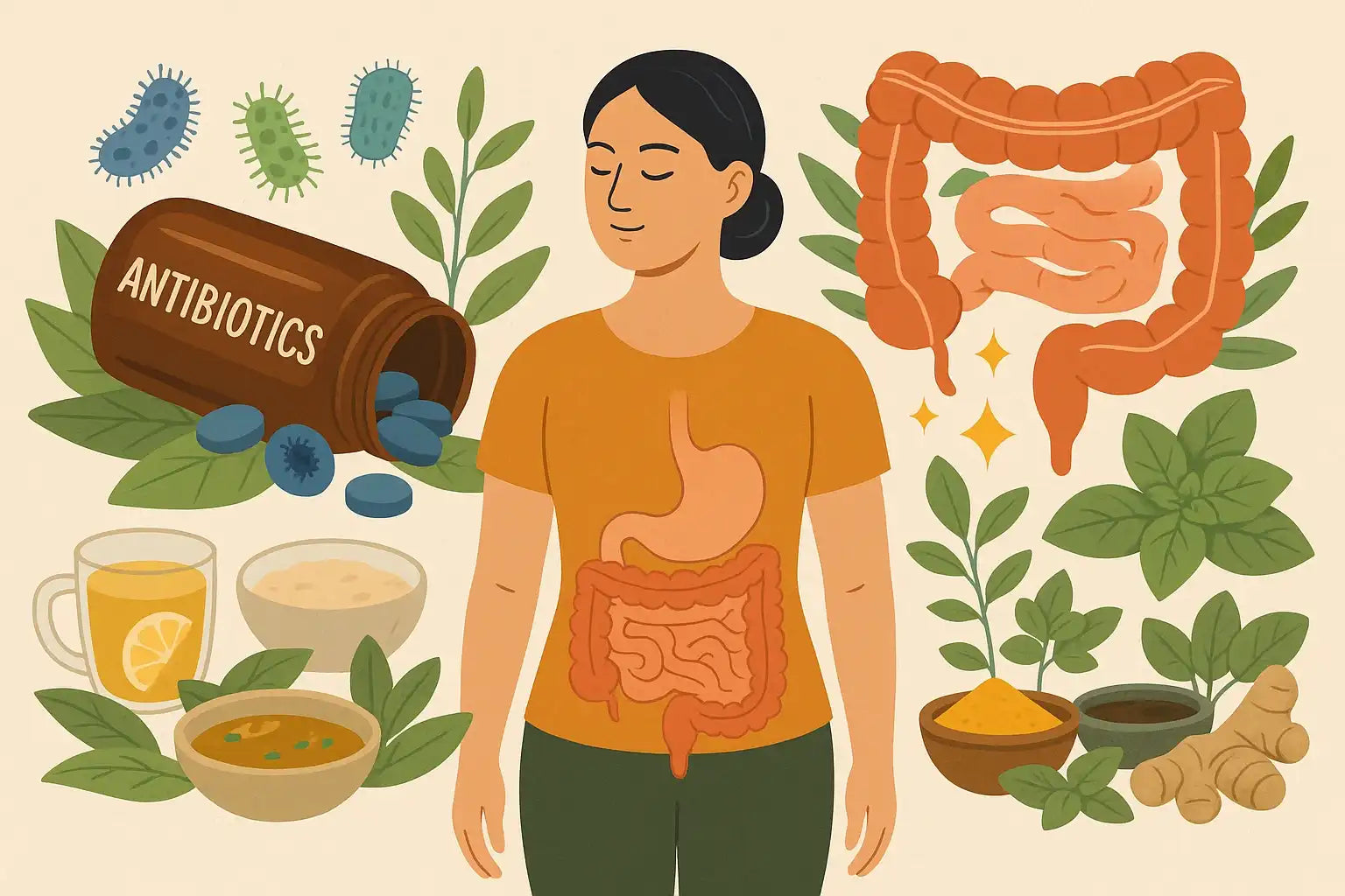 How Ayurveda Heals Digestion After Antibiotics