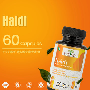 Haldi  by Vaghveda – 95% Curcuminoids with Piperine