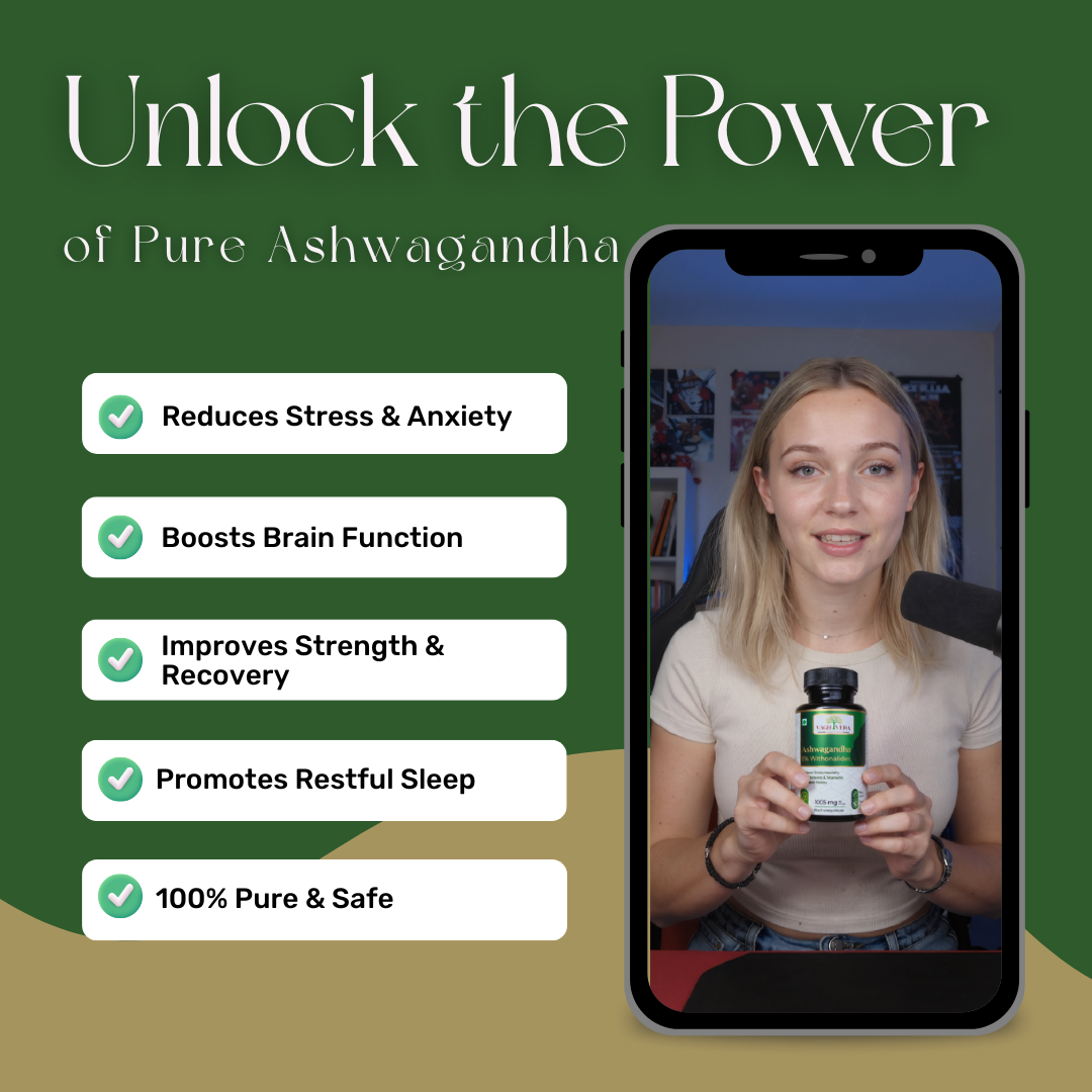Ashwagandha by Vaghveda – Nature’s Secret to Relief & Vitality